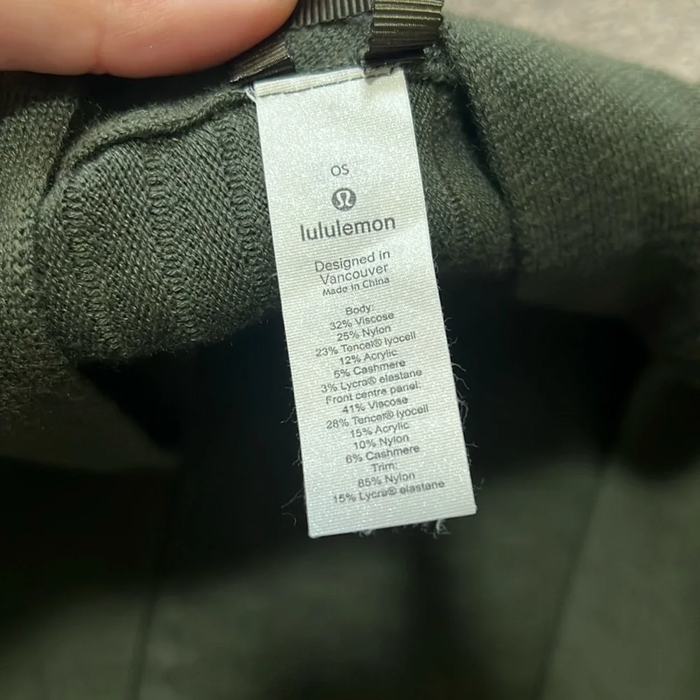 Lululemon Dream Weaver Wrap Green One Size